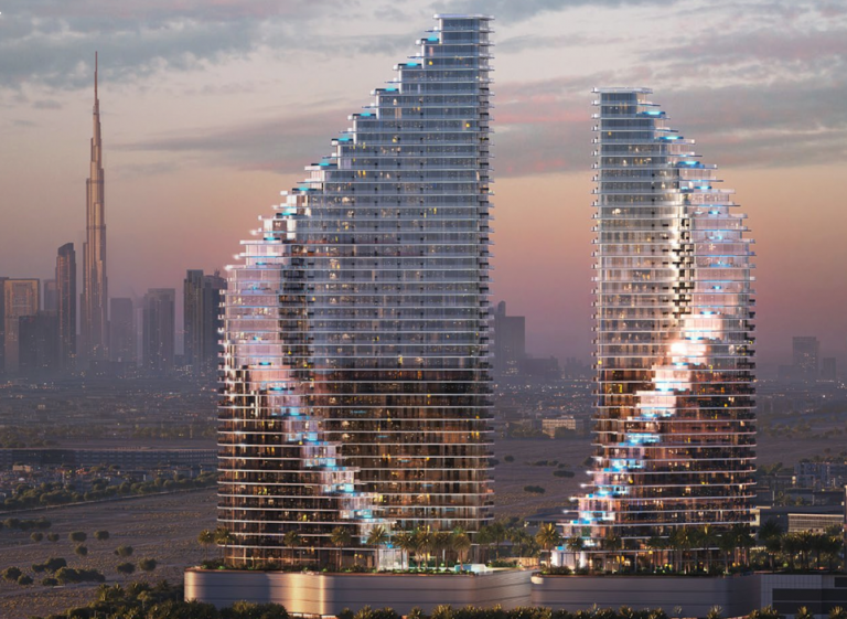 Moderne torens met unieke architectuur